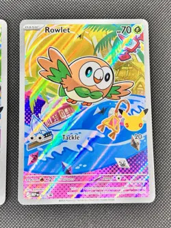 Pokemon First Partner Alolan Promo Holo Card Lot - Litten, Popplio, Rowlet NM-M - Image 3