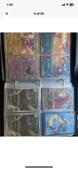 Pokemon TCG Mixed Card Lot - V, EX, VMAX, Trainer, Pikachu, Holo, Binder - Image 4