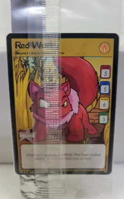 Neopets TCG Trading Card Game BLUE GRARRL P2, RED WOCKY P5 PROMO Lot NM Sealed - Image 5