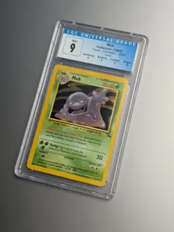 Muk 13/62 Fossil Holo CGC 9 Vintage Pokemon Tcg Card M - Image 1