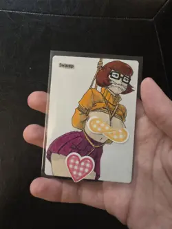 Magic MTG Altered Swamp / Land Card | Original Hand Painted & Color Anime Girl - Image 2