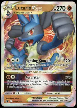 Lucario VSTAR Promo SWSH: Sword & Shield Promo Cards SWSH214 NM - Image 1