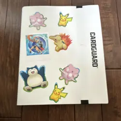 Pokemon Cardguard Binder Lot Pikachu Charizard Squirtle Bulbasaur Cards - Image 1