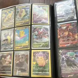 Pokemon Cardguard Binder Lot Pikachu Charizard Squirtle Bulbasaur Cards - Image 4
