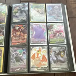 Pokemon Cardguard Binder Lot Pikachu Charizard Squirtle Bulbasaur Cards - Image 5