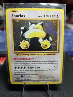 Pokemon TCG 2016 Snorlax Black Star Promo Holo Card XY179 - Image 1