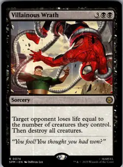 Villainous Wrath 74 - Marvel's Spider-Man NM - Magic: The Gathering TCG - Image 1