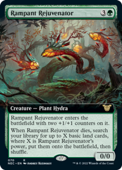 1 x Rampant Rejuvenator - Extended Art - Commander: Kamigawa: Neon Dynasty - NM- - Image 1