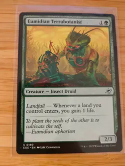 MTG Eumidian Terrabotanist 0180 Edge of Eternities M/NM Free UK P&P - Image 1