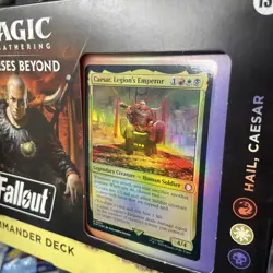 Universes Beyond: Fallout Commander Deck - Hail Caesar MTG Brand New Sealed 195166228532 - Image 3
