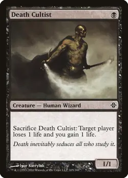 Death Cultist NonFoil Rise of the Eldrazi 105 NM MTG - Image 1