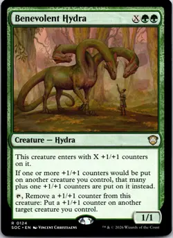 Benevolent Hydra 124 Commander: Secrets of Strixhaven Magic: The Gathering NM - Image 1