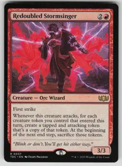 Redoubled Stormsinger Normal R Commander: Tarkir: Dragonstorm 37 NM - Image 1