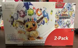 Pokemon TCG Costco Exclusive Prismatic Evolutions ETB + Booster Bundle (SEALED) - Image 1