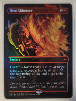 HEAT SHIMMER - Borderless, Foil - Special Guests - ECL - MTG Mythic #137 - Image 1