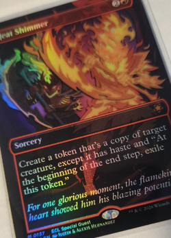 HEAT SHIMMER - Borderless, Foil - Special Guests - ECL - MTG Mythic #137 - Image 2