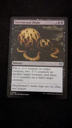 4x Incremental Blight NM-Mint, English Commander: Lorwyn Eclipsed MTG Magic - Image 1