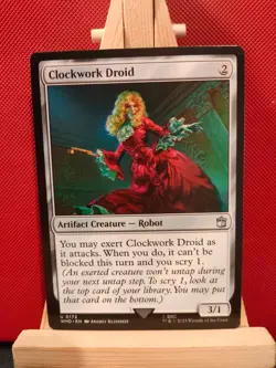 Clockwork Droid - Dr Who (Universes Beyond) - Uncommon - NM - MTG - Image 1