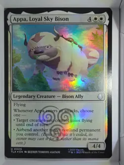 Appa, Loyal Sky Bison (FOIL) - U9 - MTG - Avatar The Last Airbender (TLA) - Image 1