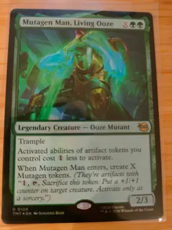 MTG Mutagen Man, Living Ooze (FOIL) 0124 Teenage Mutant Ninja Turtles M/NM - Image 1