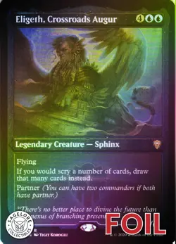 Eligeth, Crossroads Augur (Foil Etched) - Commander Legends (556) - NM Foil - Image 1