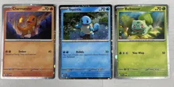 Pokemon 151 Poster Collection Cosmos Holo Promos HD Galaxy Swirl Mew Tail NM - Image 1
