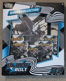 Pokemon TCG Scarlet & Violet Black Bolt Binder Collection - Sealed IN HAND - Image 1