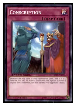 Yugioh Conscription #SBLS-EN024 Speed Duel: Arena of Lost Souls LP - Image 1