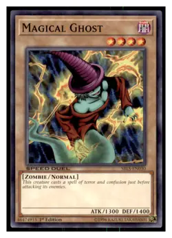 Yugioh Magical Ghost #SBLS-EN030 Speed Duel: Arena of Lost Souls LP - Image 1