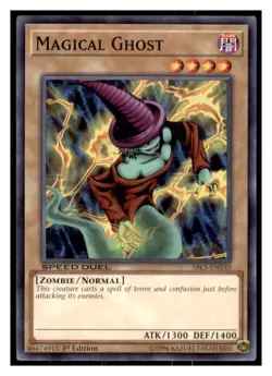 Yugioh Magical Ghost #SBLS-EN030 Speed Duel: Arena of Lost Souls LP - Image 1
