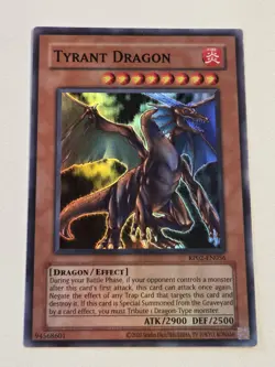 Tyrant Dragon RP02-EN056 Super Rare Yugioh Retro Pack 2 Unlimited Edition Mint - Image 1