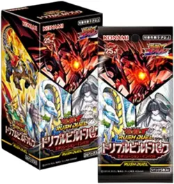 Yugioh Rush Duel Triple Build Pack Evolution Impact Box in Japanese Ver. NEW - Image 1