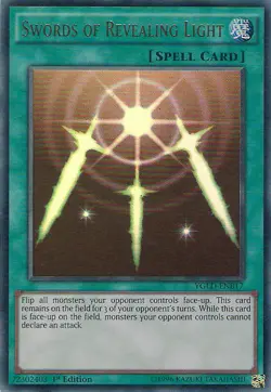 Swords of Revealing Light [YGLD-ENB17] Ultra Rare Near Mint Unlimited YuGiOh - Image 1