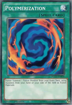 Polymerization [YGLD-ENB30] Common Near Mint Unlimited YuGiOh - Image 1