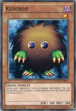 Kuriboh [YGLD-ENB15] Common Near Mint Unlimited YuGiOh - Image 1