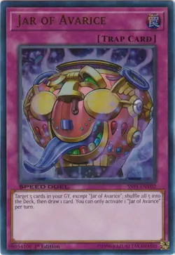 Jar of Avarice [SS03-ENV02] Ultra Rare Near Mint 1st Edition YuGiOh - Image 1