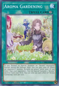Aroma Gardening [CHIM-EN059] Common Near Mint 1st Edition YuGiOh - Image 1