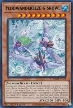 Floowandereeze & Snowl [MP22-EN193] Rare Near Mint 1st Edition YuGiOh - Image 1
