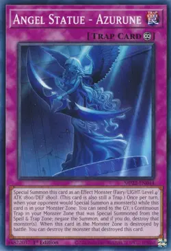 Angel Statue - Azurune [MP22-EN044] Common Near Mint 1st Edition YuGiOh - Image 1