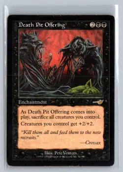 Death Pit Offering Nemesis Rare - MTG Magic the Gathering Card - Image 1