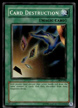 Yu-Gi-Oh TCG Starter Deck: Yugi #SDY-042 Card Destruction Super Rare MP - Image 1