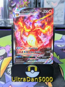 Charizard VMAX SWSH 261 Pokemon Ultra Premium Promo Holo Full Art Card - Image 1