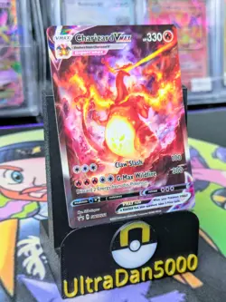 Charizard VMAX SWSH 261 Pokemon Ultra Premium Promo Holo Full Art Card - Image 3