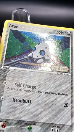 Pokemon TCG Aron Legend Maker Reverse Holo Card 48/92 MP - Image 5