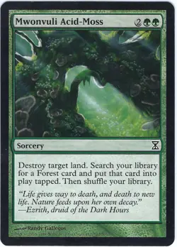 Mwonvuli AcidMoss Time Spiral Common - MTG Magic the Gathering Card - Image 1