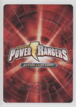 2013 Saban's Power Rangers - Action Card Game Yellow Overdrive Ranger #4-037 - Image 2