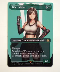 Tifa Lockhart Borderless Card - Image 1