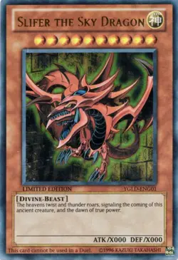 Yugioh! HP Slifer the Sky Dragon - YGLD-ENG01 - Ultra Rare Limited Edition Card - Image 1