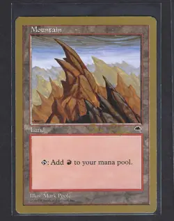 Mountain BR346 Ben Rubin World Championship Decks 1998 - MTG Magic the Gathering - Image 1