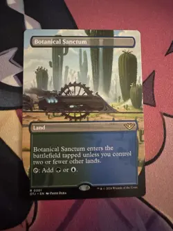 Botanical Sanctum (Borderless) (301) - MTG - Outlaws of Thunder Junction Regular - Image 1